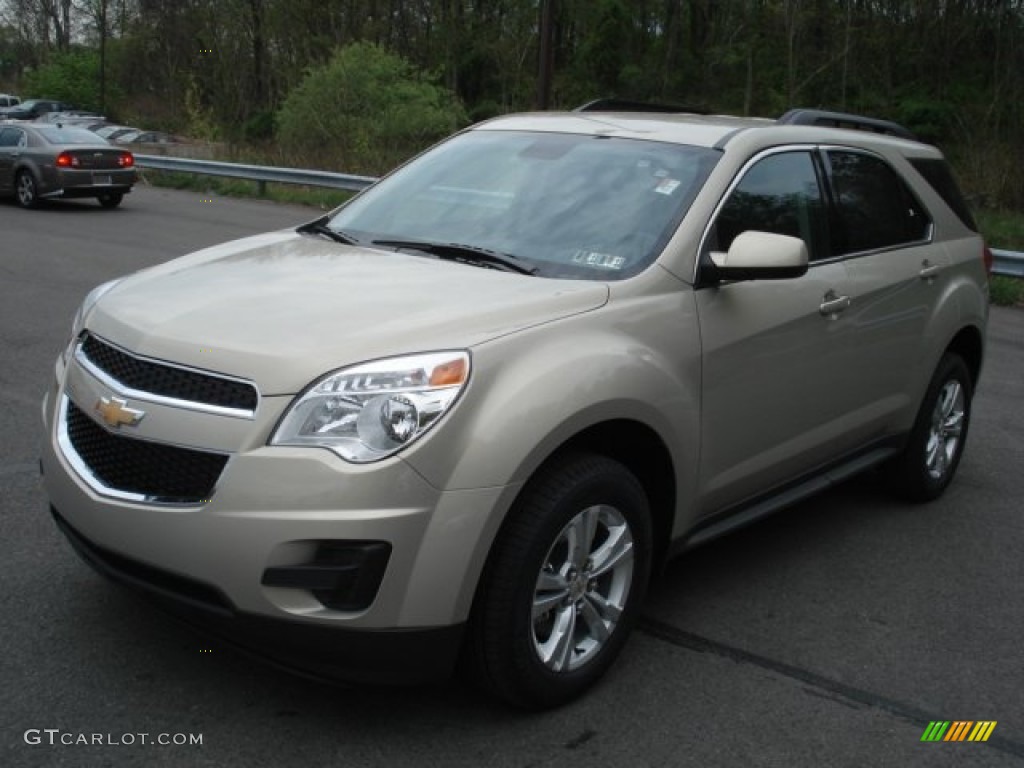 2012 Equinox LT AWD - Gold Mist Metallic / Jet Black photo #4