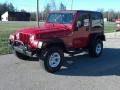 2006 Flame Red Jeep Wrangler Sport 4x4  photo #2