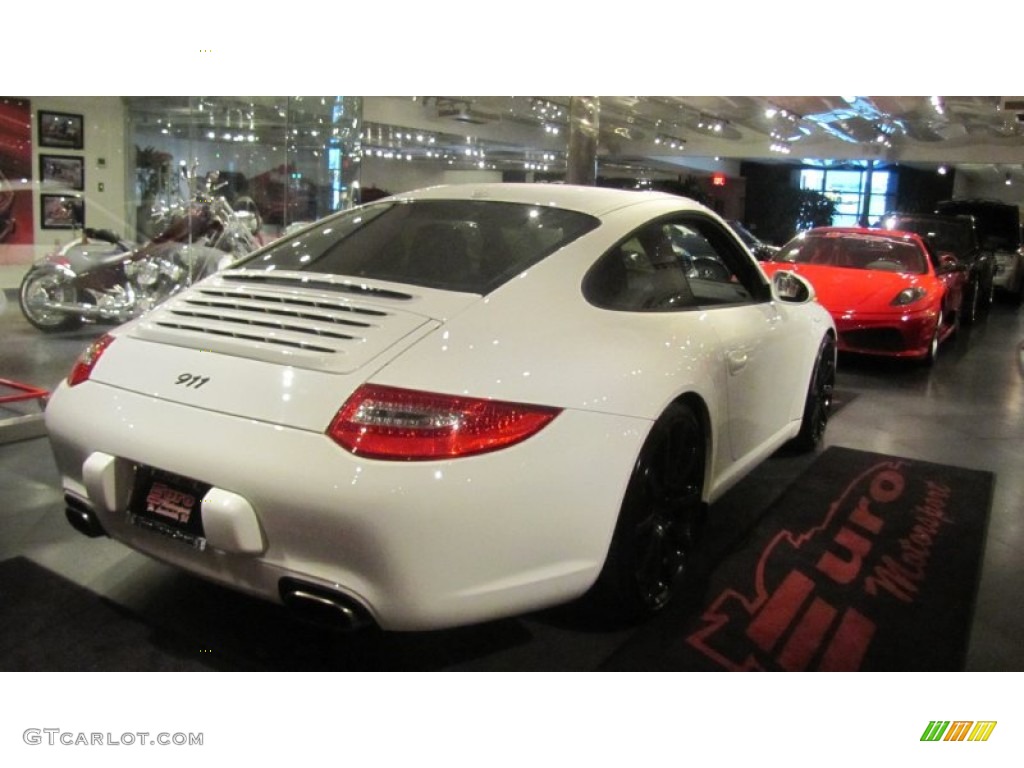 2009 911 Carrera Coupe - Carrara White / Stone Grey photo #10