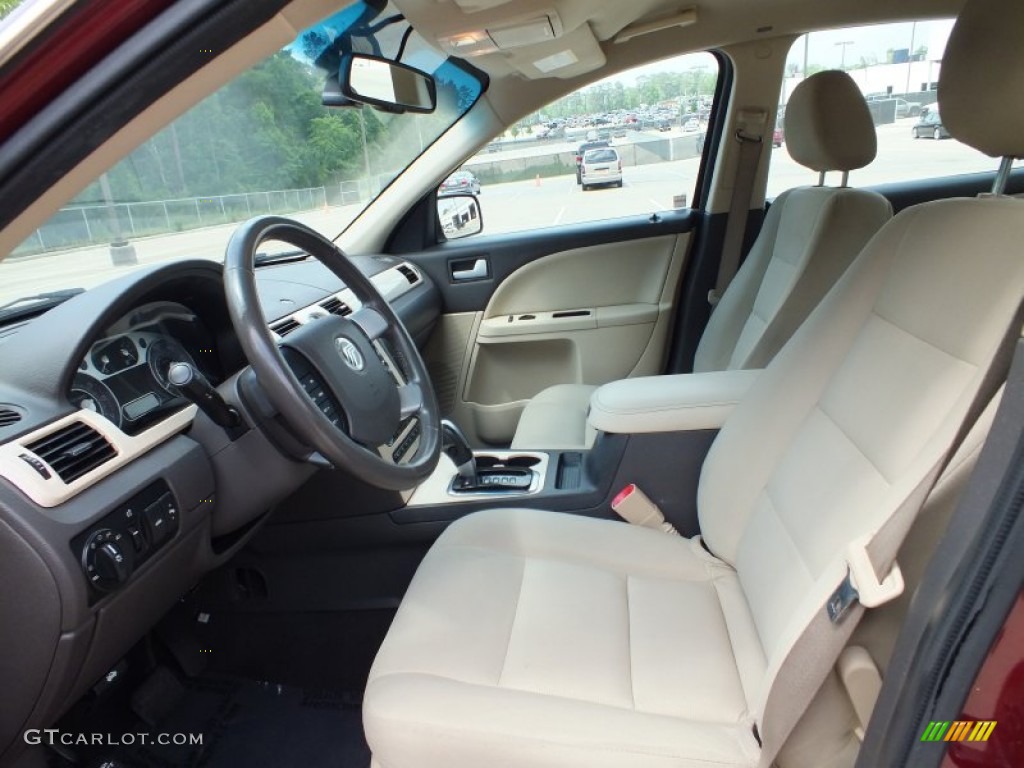 Medium Light Stone Interior 2008 Mercury Sable Sedan Photo #64407100