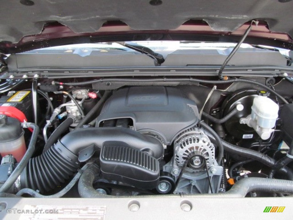 2009 Silverado 1500 LS Regular Cab 4x4 - Dark Cherry Red Metallic / Dark Titanium photo #13