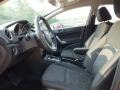 2012 Ford Fiesta Charcoal Black Interior Front Seat Photo