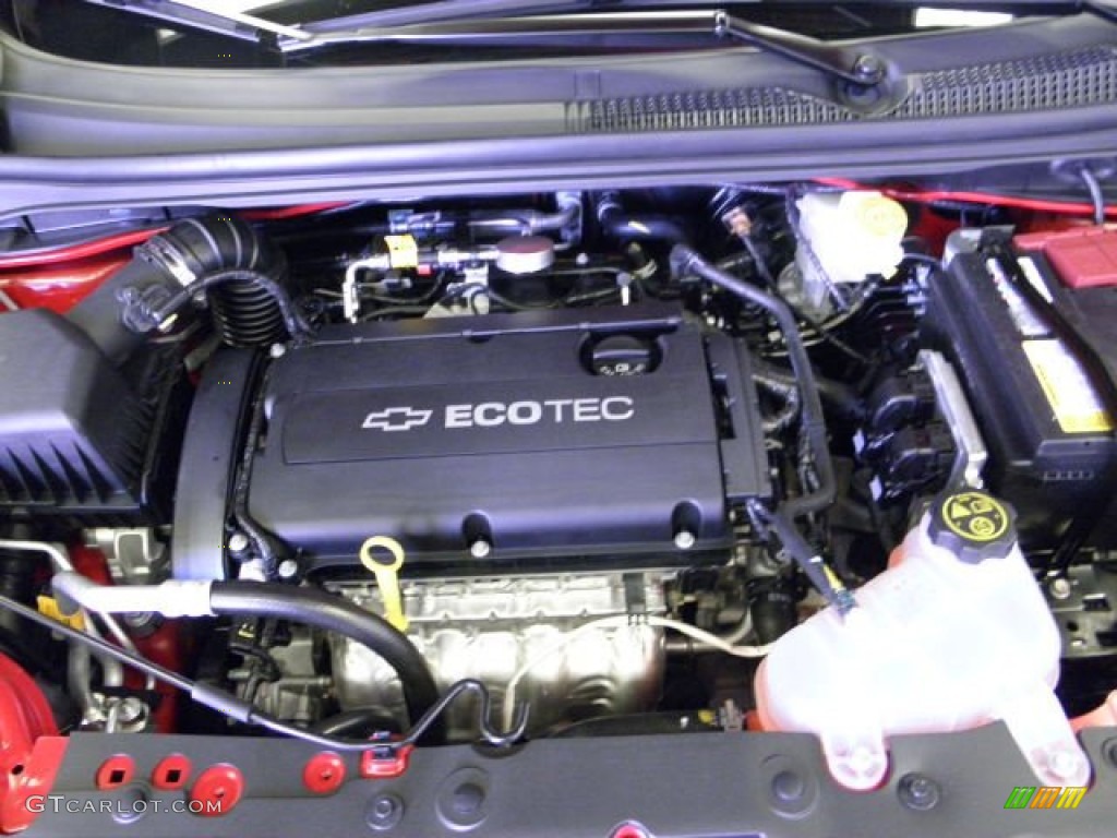 2012 Sonic LT Sedan - Victory Red / Jet Black/Dark Titanium photo #4