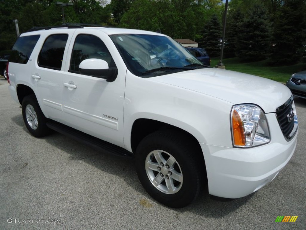 Summit White 2012 GMC Yukon SLT 4x4 Exterior Photo #64411240