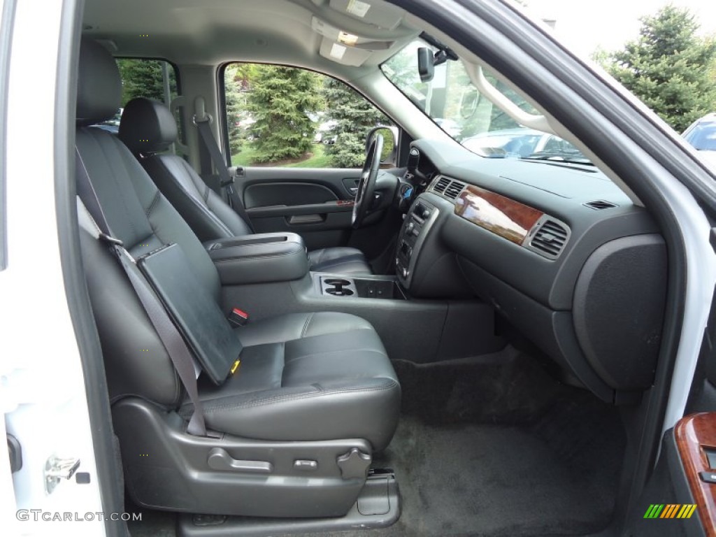 Ebony Interior 2012 GMC Yukon SLT 4x4 Photo #64411381