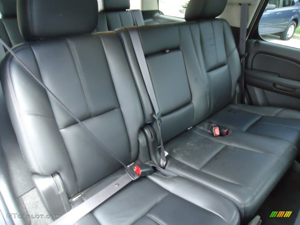 Ebony Interior 2012 GMC Yukon SLT 4x4 Photo #64411396