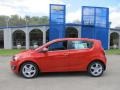 2012 Inferno Orange Metallic Chevrolet Sonic LTZ Hatch  photo #2