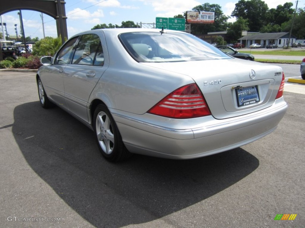 2004 S 430 Sedan - Brilliant Silver Metallic / Ash photo #9