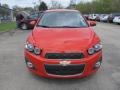 2012 Inferno Orange Metallic Chevrolet Sonic LTZ Hatch  photo #6