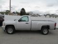 2011 Sheer Silver Metallic Chevrolet Silverado 1500 LS Regular Cab  photo #2