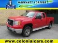 2010 Fire Red GMC Sierra 2500HD SLE Extended Cab 4x4  photo #1