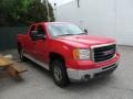 2010 Fire Red GMC Sierra 2500HD SLE Extended Cab 4x4  photo #4