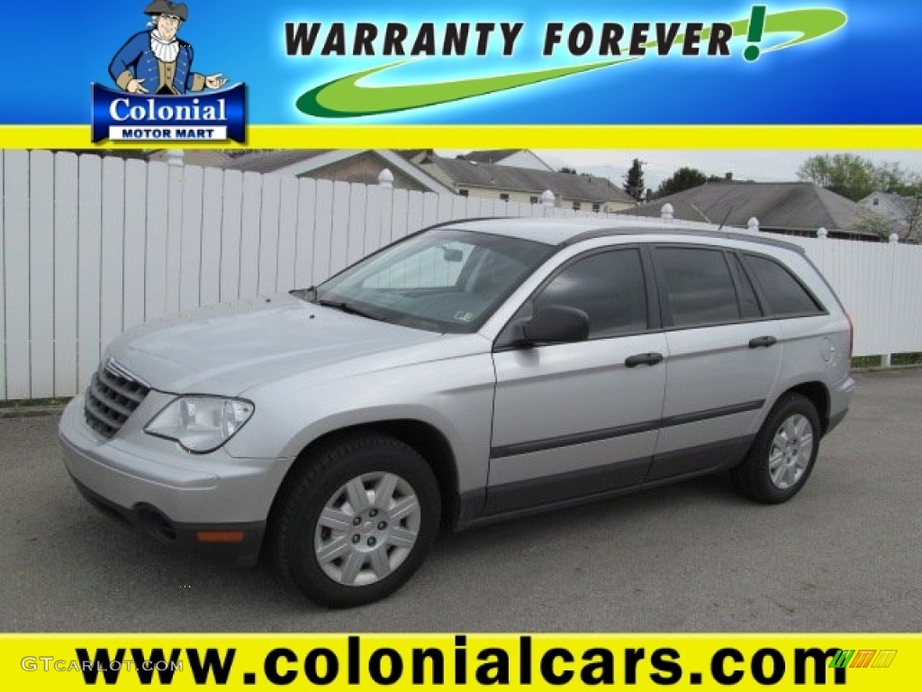 2008 Pacifica LX - Bright Silver Metallic / Pastel Slate Gray photo #1