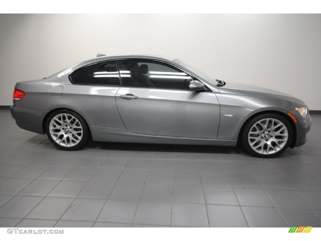 2009 3 Series 328i Coupe - Space Grey Metallic / Grey photo #2