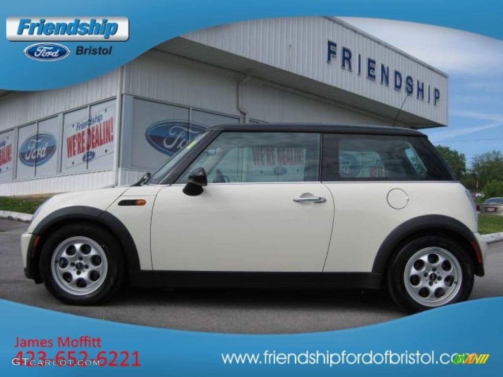 2005 Cooper Hardtop - Pepper White / Panther Black photo #1
