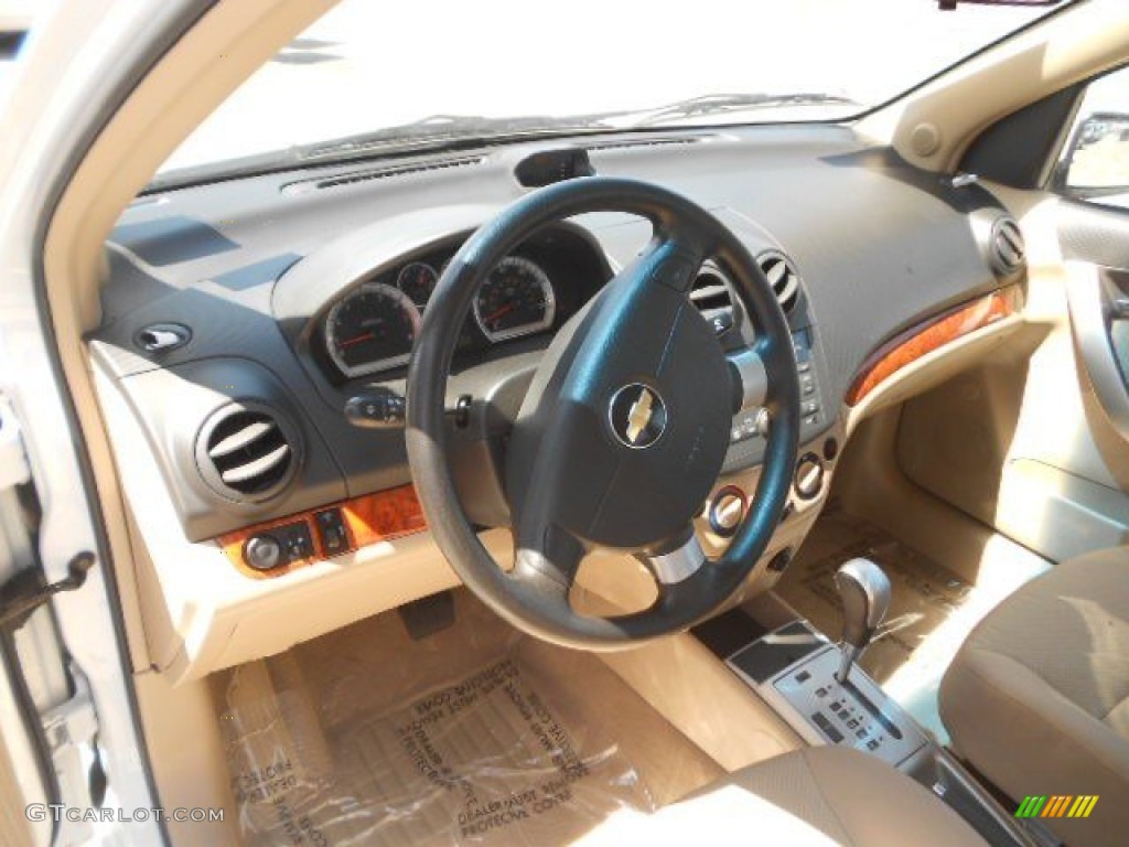 2011 Aveo LT Sedan - Summit White / Neutral photo #9