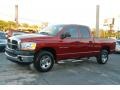 2006 Inferno Red Crystal Pearl Dodge Ram 1500 ST Quad Cab  photo #1