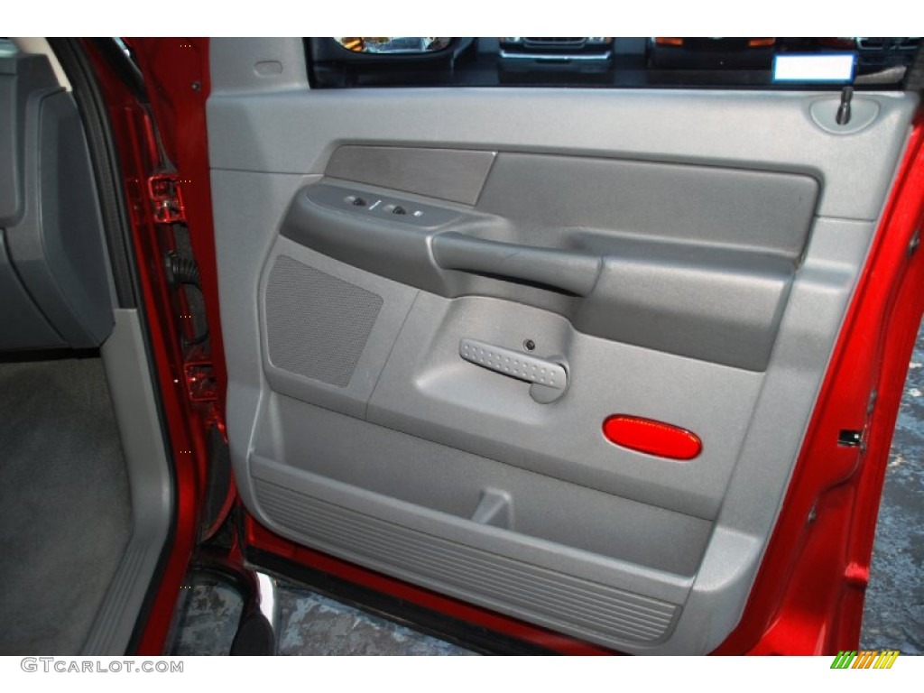 2006 Ram 1500 ST Quad Cab - Inferno Red Crystal Pearl / Medium Slate Gray photo #18