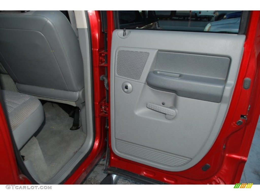 2006 Ram 1500 ST Quad Cab - Inferno Red Crystal Pearl / Medium Slate Gray photo #23