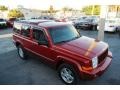 2006 Inferno Red Pearl Jeep Commander   photo #2