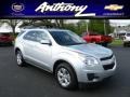 2012 Silver Ice Metallic Chevrolet Equinox LT AWD  photo #1