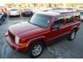 2006 Inferno Red Pearl Jeep Commander   photo #33