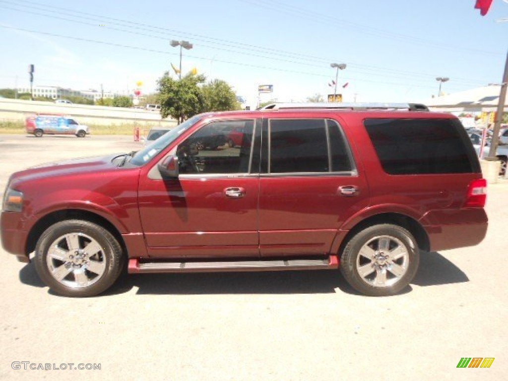 2009 Expedition Limited - Royal Red Metallic / Charcoal Black photo #1