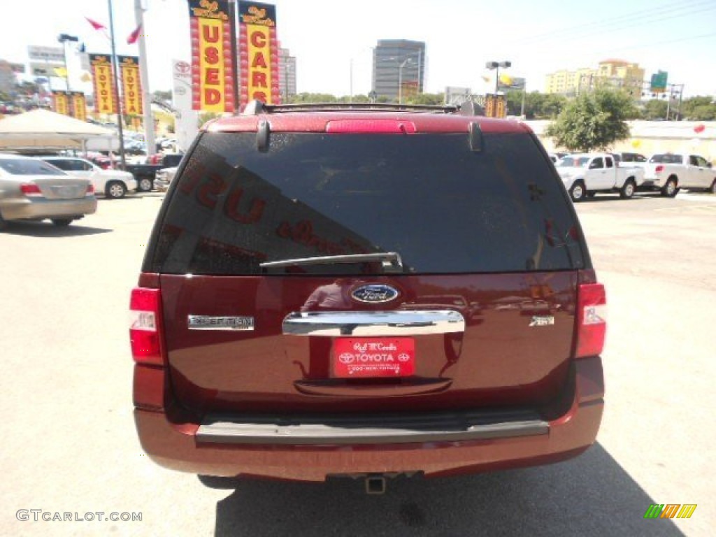 2009 Expedition Limited - Royal Red Metallic / Charcoal Black photo #13