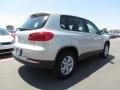 2012 White Gold Metallic Volkswagen Tiguan S  photo #2