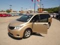 2011 Sandy Beach Metallic Toyota Sienna LE  photo #3