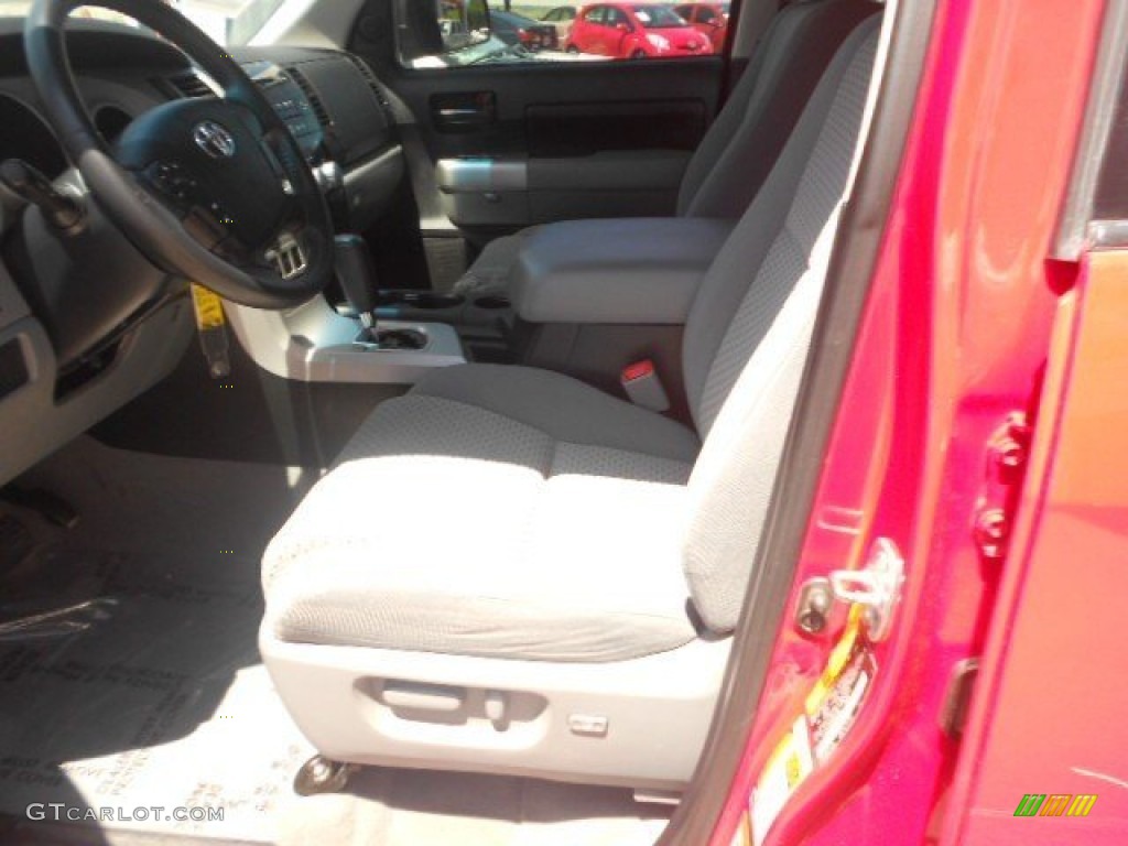 2008 Tundra TRD CrewMax 4x4 - Radiant Red / Graphite Gray photo #9