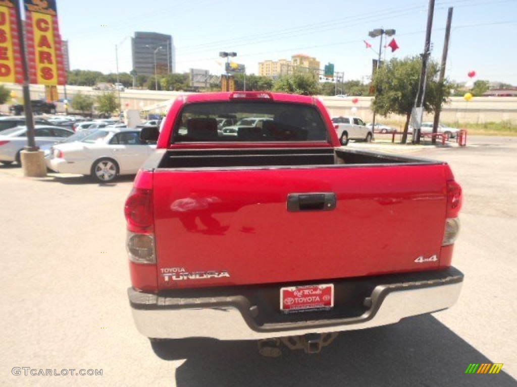 2008 Tundra TRD CrewMax 4x4 - Radiant Red / Graphite Gray photo #16