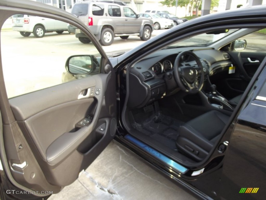 2012 TSX Sedan - Crystal Black Pearl / Ebony photo #11