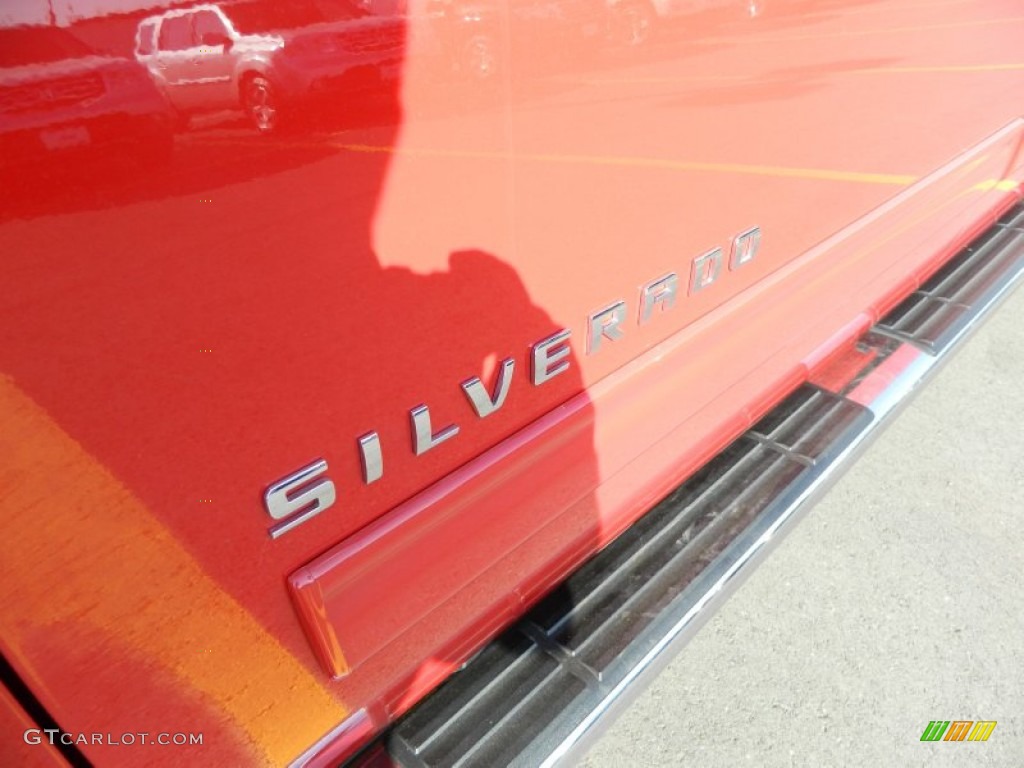 2010 Silverado 1500 LTZ Crew Cab 4x4 - Victory Red / Dark Cashmere/Light Cashmere photo #13