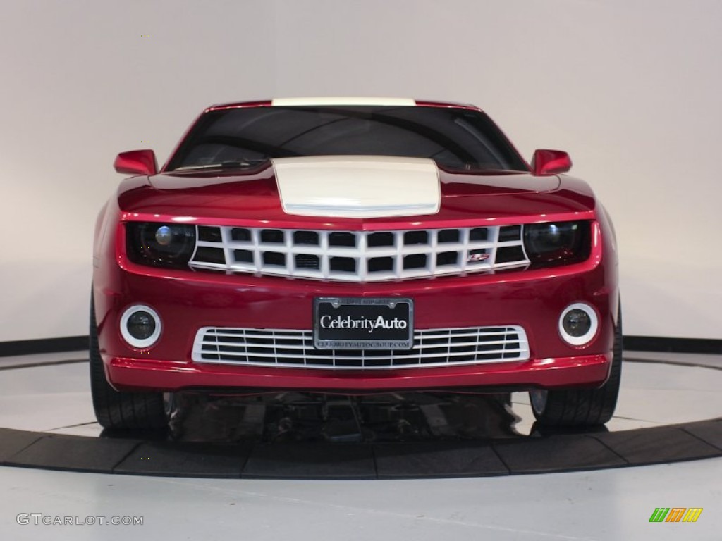 2010 Camaro SS/RS Coupe - Victory Red / Black photo #2