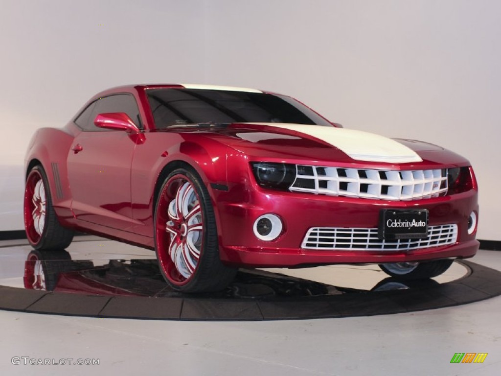 2010 Camaro SS/RS Coupe - Victory Red / Black photo #9