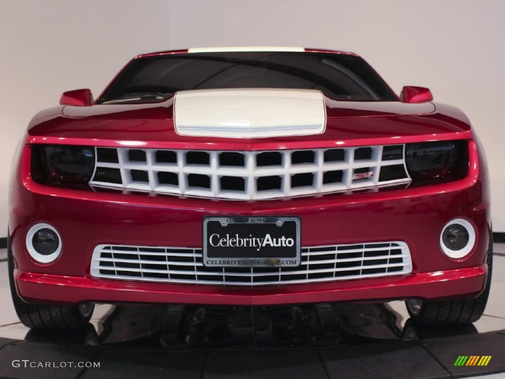 2010 Camaro SS/RS Coupe - Victory Red / Black photo #10