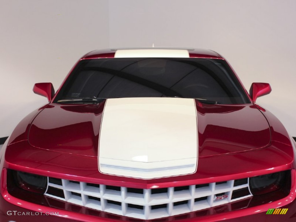 2010 Camaro SS/RS Coupe - Victory Red / Black photo #11