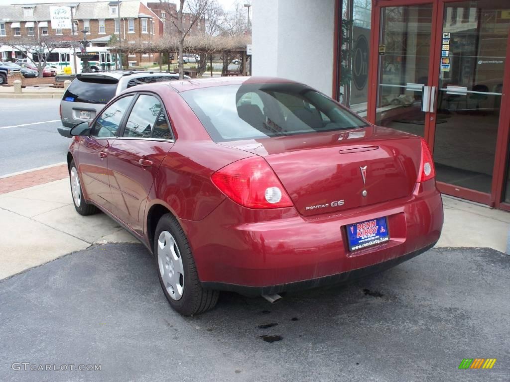 2009 G6 Sedan - Performance Red Metallic / Ebony photo #3