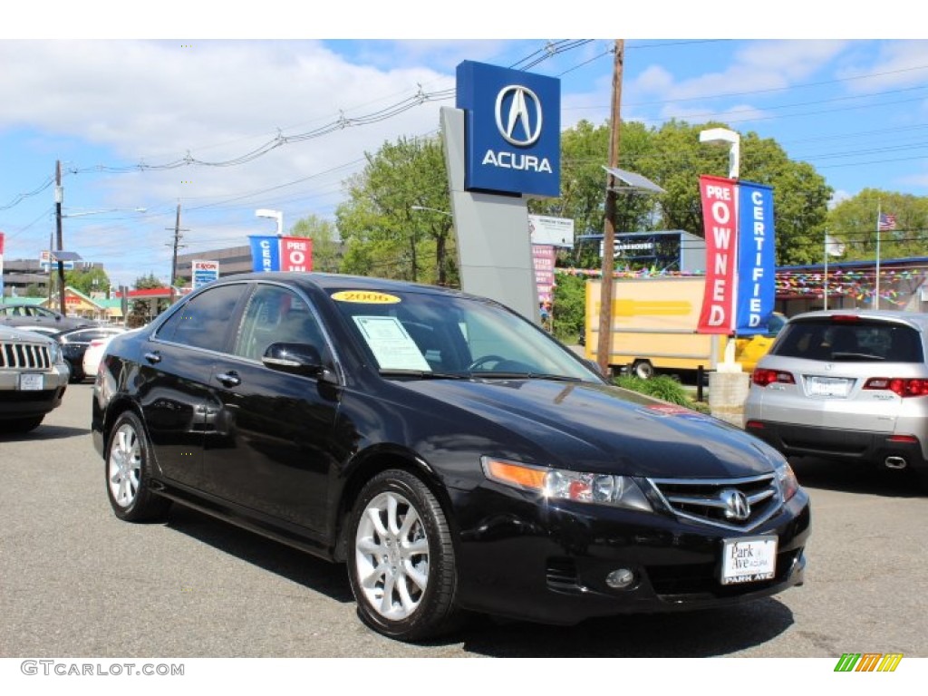 2006 Nighthawk Black Pearl Acura TSX Sedan 64404485 Photo 1