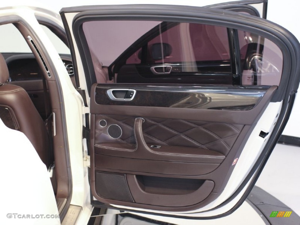 2009 Bentley Continental Flying Spur Mulliner Burnt Oak Door Panel Photo #64430090