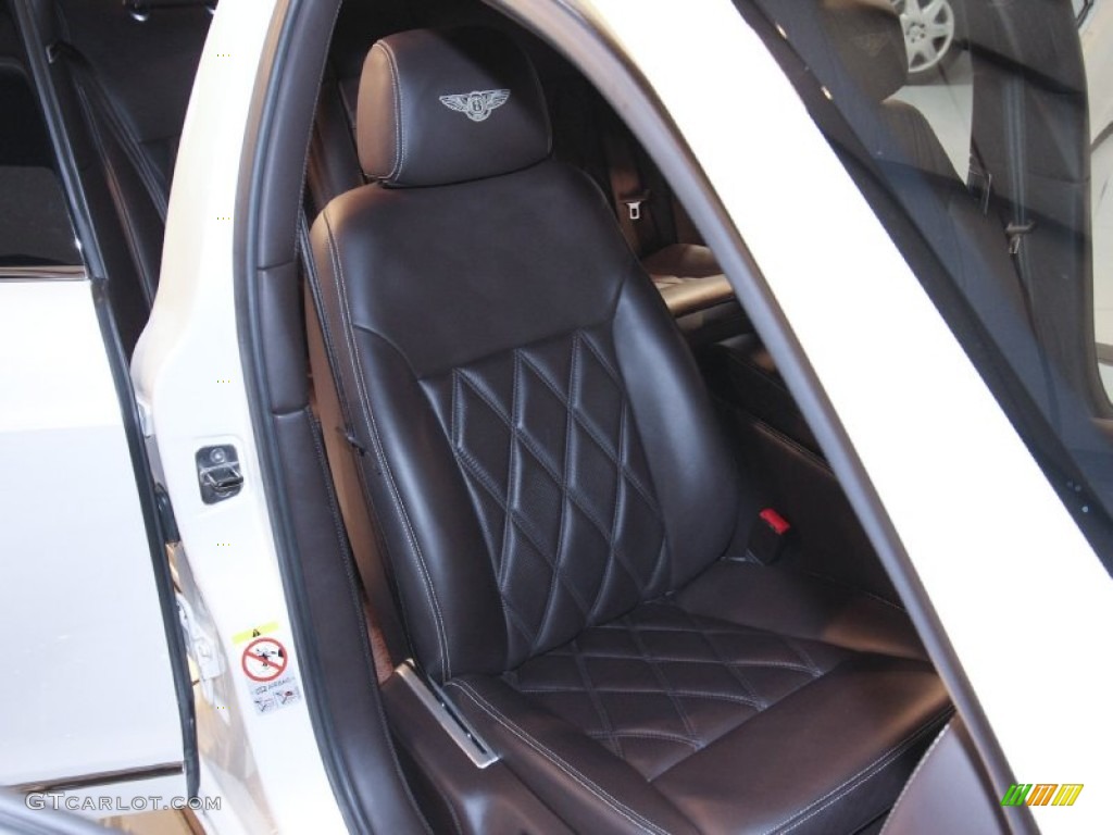 2009 Continental Flying Spur Mulliner - Glacier White / Burnt Oak photo #114