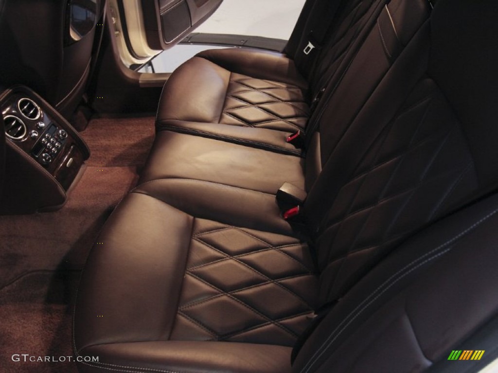 2009 Continental Flying Spur Mulliner - Glacier White / Burnt Oak photo #120