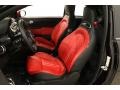 Abarth Rosso Leather (Red) 2012 Fiat 500 Abarth Interior Color