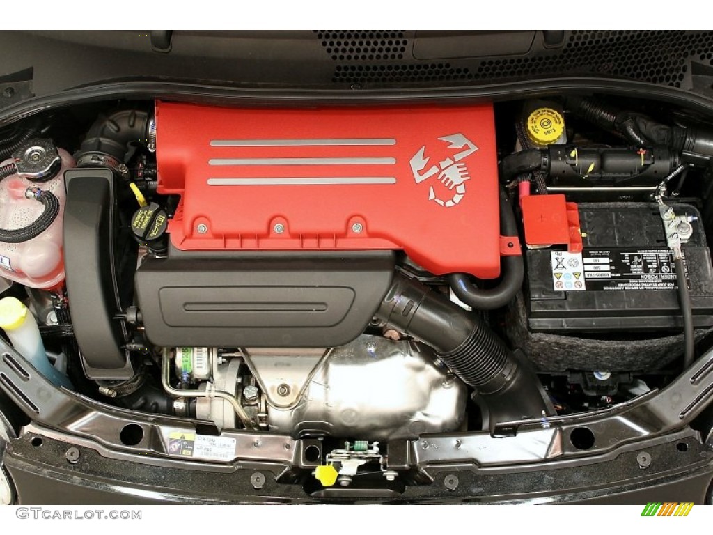 2012 Fiat 500 Abarth 1.4 Liter Turbocharged SOHC 16-Valve MultiAir 4 Cylinder Engine Photo #64431413