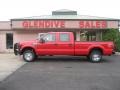 Red - F250 Super Duty XL Crew Cab 4x4 Photo No. 2