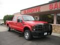 Red - F250 Super Duty XL Crew Cab 4x4 Photo No. 4