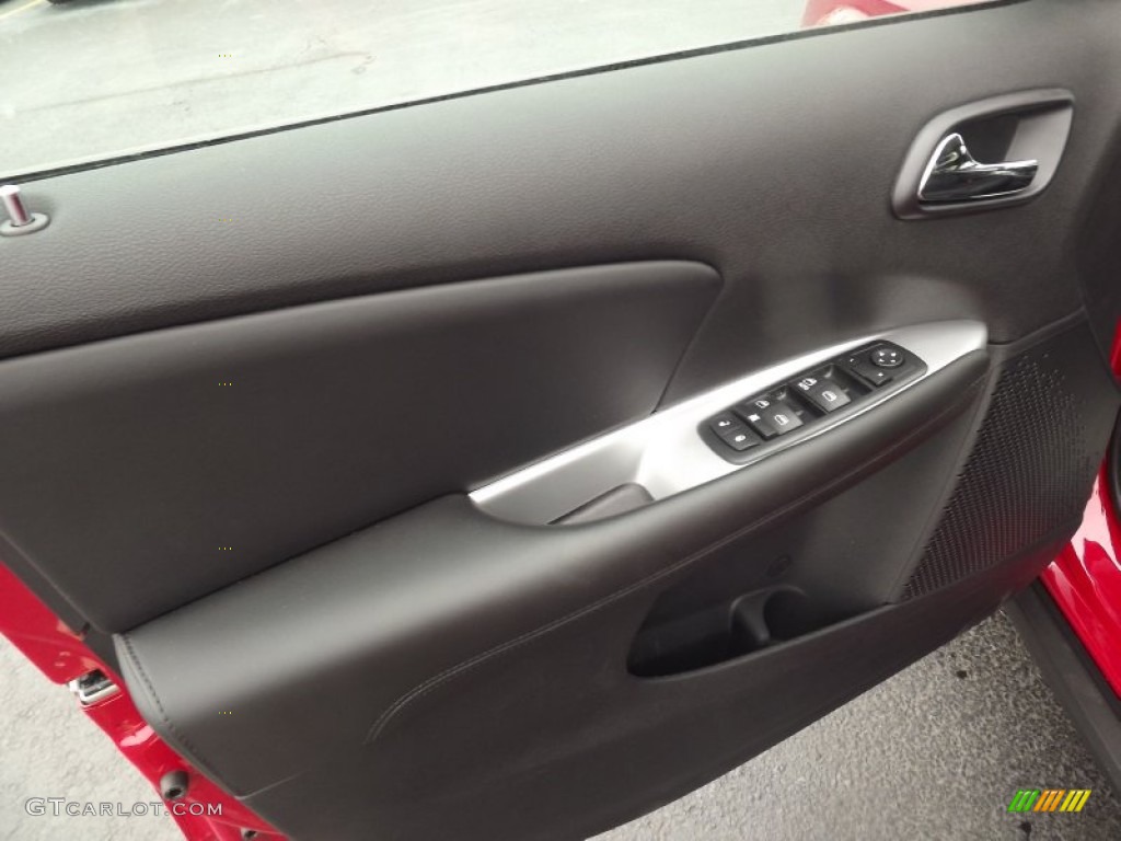 2012 Journey SXT - Brilliant Red Tri-Coat Pearl / Black photo #12