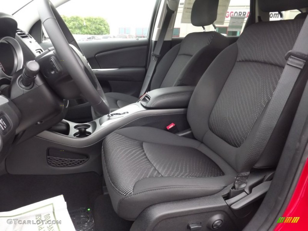 2012 Journey SXT - Brilliant Red Tri-Coat Pearl / Black photo #13