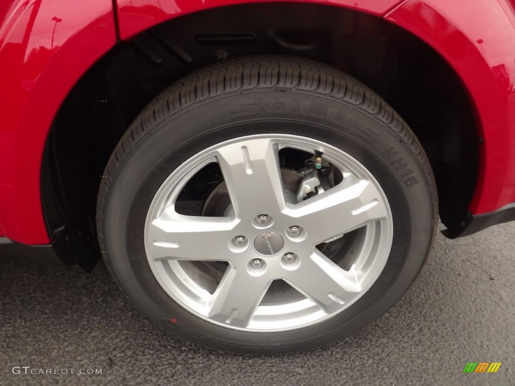 2012 Journey SXT - Brilliant Red Tri-Coat Pearl / Black photo #16